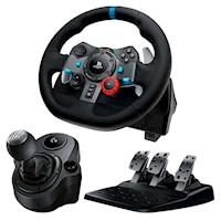 Logitech - Timón Con Pedal G29 Driving Force (Incluye Palanca Cambios) PS4