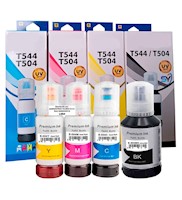 Tinta Compatible T504 Negro y Colores para Epson