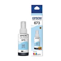 Botella de Tinta Epson 673 Cian Light T673520