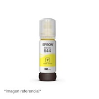 BOTELLA DE TINTA EPSON T544420-AL, COLOR AMARILLO, CONTENIDO 65ML.