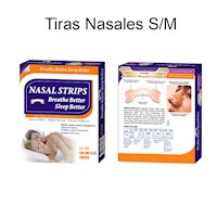 Tiras Nasales Adhesivas Antironquidos, Talla S/M Caja x 30 Unid.