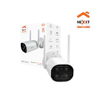 Cámara Wifi Nexxt NHC-OF10 5MP 2k+ Exterior Sirena 90dB Vision noche IP65 RJ45