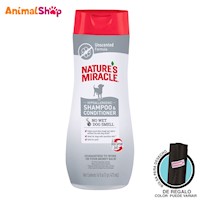 Shampoo Perro Nature'S Miracle 2 En 1 Hipoalergénico 473Ml