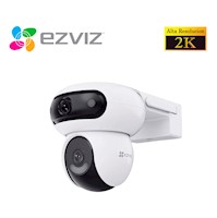 Ezviz Cámara H90 Dual 4MP + 4MP Binocular WiFi Gira360 Exterior Sirena