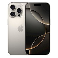 Celular Iphone 16 Pro 8GB RAM 128GB Cámara Principal 48MP + 48MP + 12MP, Frontal 12MP, 6.3", Natural