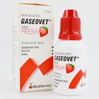 Gaseovet 80Mg Fresa - Frasco 15 ML