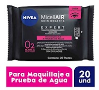 NIVEA Micellair Expert Toallitas Desmaquillantes 20 UDS