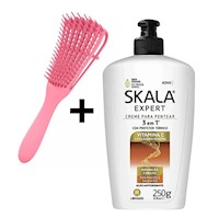 Skala Expert Vitamina C + Colágeno 3 En 1 Crema Para Peinar 250g + Peine