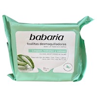 Toallitas Desmaquillantes Aloe Vera Babaria