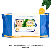 Toallitas Húmedas Hidratantes de Aloe Vera