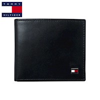 Billetera Tommy Hilfiger para Hombre de Cuero 31TL13X008 - Negro