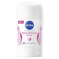 Nivea Deo Mujer Barra Tono Natural Extra - Frasco 50 Ml