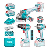 Combo Taladro 66nm + Amoladora y Llave de Impacto Total