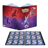 PORTAFOLIO 9 BOLSILLOS PARA CARTAS POKEMON KORAIDON/MIRAIDON 9