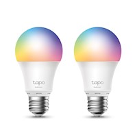 Foco TP-Link Tapo L530E (2-Pack) Smart Wi-Fi Light Bulb Multicolor