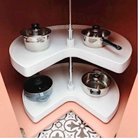 Esquinero giratorio para reposteros de cocina Más Casa Perú