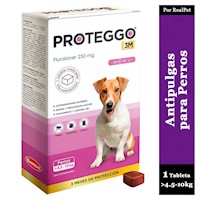 Antipulga Masticable Proteggo para Perros de 4.5 - 10 kg