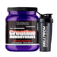 Creatina Monohidratada Ultimate Nutrition 1 kg + Shaker