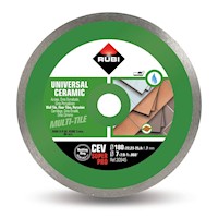 Disco Diamantado Continuo 7" (180 mm) para Cerámica Rubi CEV-180 SUPERPRO