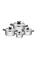 Juego de Ollas Tramontina Solar 8PZS con tapa acero