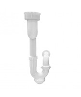 Trampa ganaespacio 1 1/2" con desagüe push
