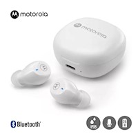 Audífonos In Ear Motorola Bluetooth IPX5 Moto Buds 105 26h Blanco