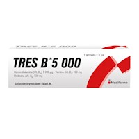 Tres B 5000 Solución Inyectable Ampolla 3 mL