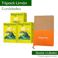 TRIPACK: MAGNESOL EFERVESCENTE LIMÓN x 33 sobres