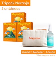 TRIPACK: MAGNESOL EFERVESCENTE NARANJA x 33 sobres