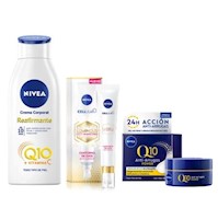 Crema Q10 Reafirmante + Q10 Plus Crema Antiarrugas + Contorno de Ojos Luminous