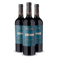 TRIPACK Vino tinto Crios Limited Edition malbec, Argentina