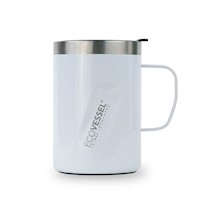 Taza insulada Transit 355ml Color Blanco Perla, Ecovessel