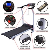 Trotadora Electrica Motor Sport Fitness