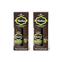 Tónico Regenerador Capilar Biotina La Brasiliana (60 Ml) x 2Unids