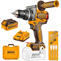 Taladro Percutor Ingco Cidli201668 20V Brushless 166Nm