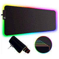 Mousepad Gamer con Luces RGB 80x30cm Negro