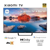 XIAOMI TV A PRO 50 LED UHD 4K SMART GOOGLE TV