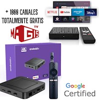 Tv Box Android Certificado Con Magis TV Ilimitado Versión 2024 4k