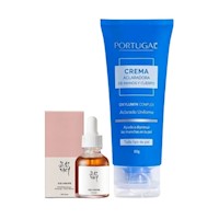 Serum Revitaliz Ginseng+SnailMucin + Crema Portugal Aclaradora Oxylumin