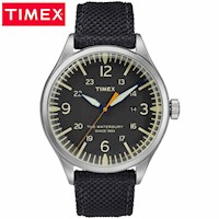 Reloj Timex Waterbury TW2R38500 Para Hombre Fecha Negro