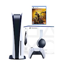 Consola Ps5 Con Lector De Discos+Audifono Pulse 3D+Mortal Kombat Ultimate