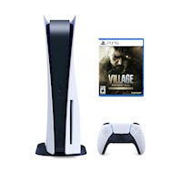 Consola PS5 Lector de Discos + Resident Evil Village Gold Edition