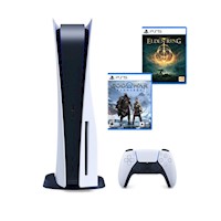 Consola PS5 Lector de Discos + Elden Ring + God Of War Ragnarok