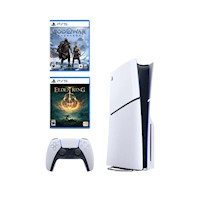 Consola Playstation 5 Slim Lectora de Discos + Elden Ring + God of War Ragnarok