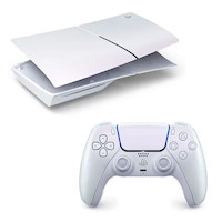 Case Consola PS5 Slim 5 Chroma Pearl + Mando Chroma Pearl