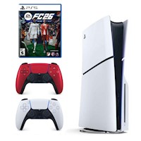 Consola PlayStation 5 + Mando Dualsense Rojo Volcánico + FC 26 PlayStation 5