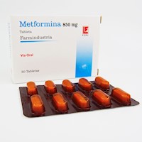 Metformina 850 Mg Tableta - Caja 30 UN