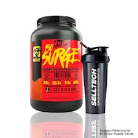 Proteína Mutant Iso Surge 1.6 lb Chocolate + Shaker