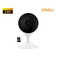 Cámara Seguridad Imou Cue 2 3MP Detección movimiento Audio Bidireccional Sirena 128GB