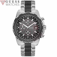 Reloj Guess U1046G1 para Hombre Fecha Cronómetro Acero Inoxidable